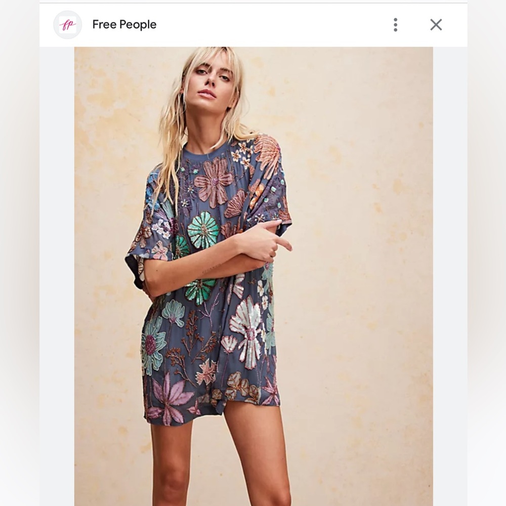 Free People mini sequin dress